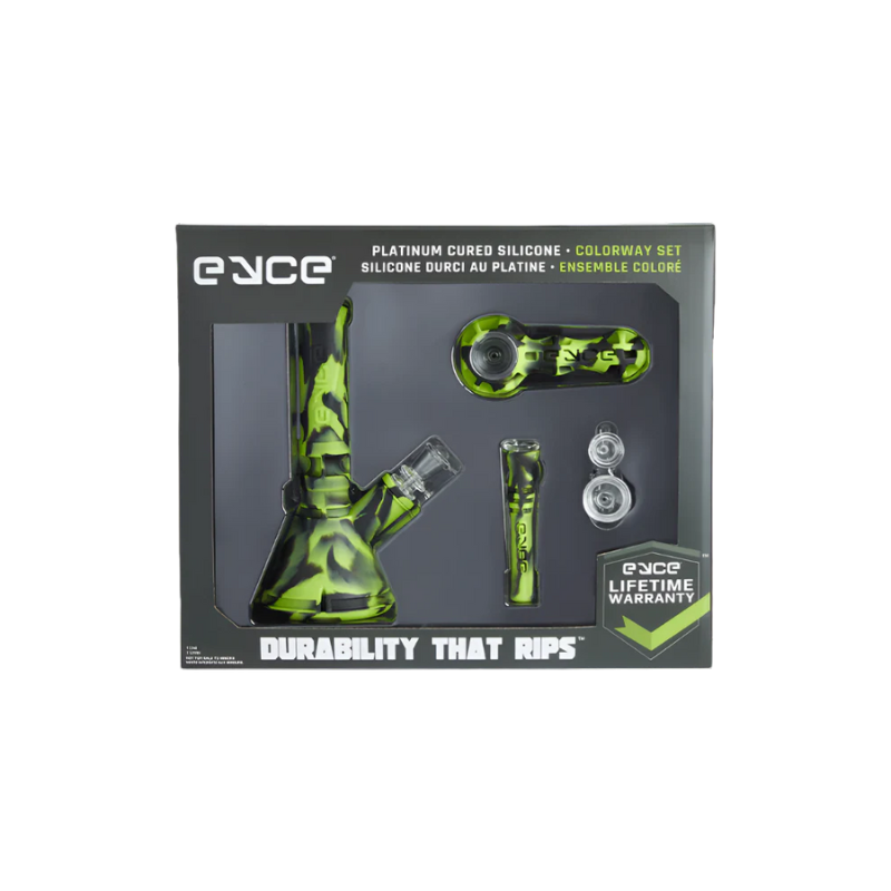 Eyce Colorway Box Verde (Bong + Pipa + Hitter)
