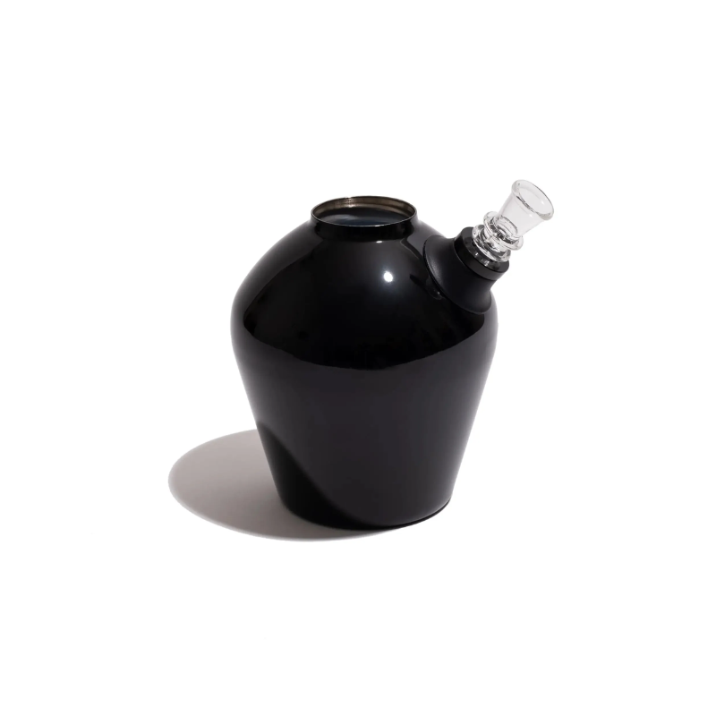 Bong Chill Steel Pipe Acero Inoxidable Gloss Black
