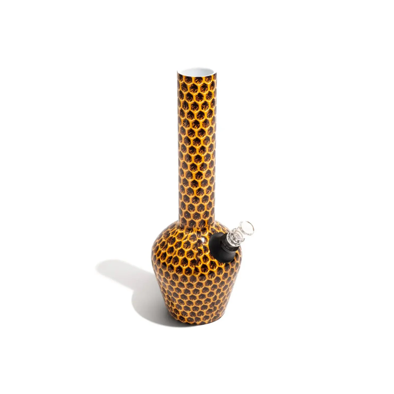 Bong Chill Steel Pipe Acero Inoxidable Honeycomb