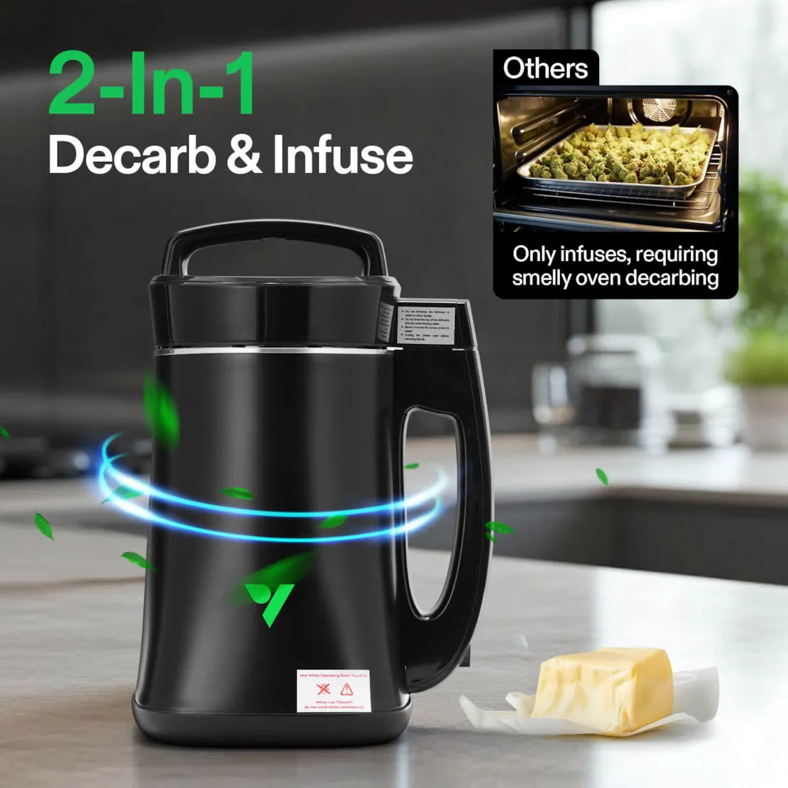 VIVOSUN INFUSIONADOR HERBAL Y DESCARBOXILADOR