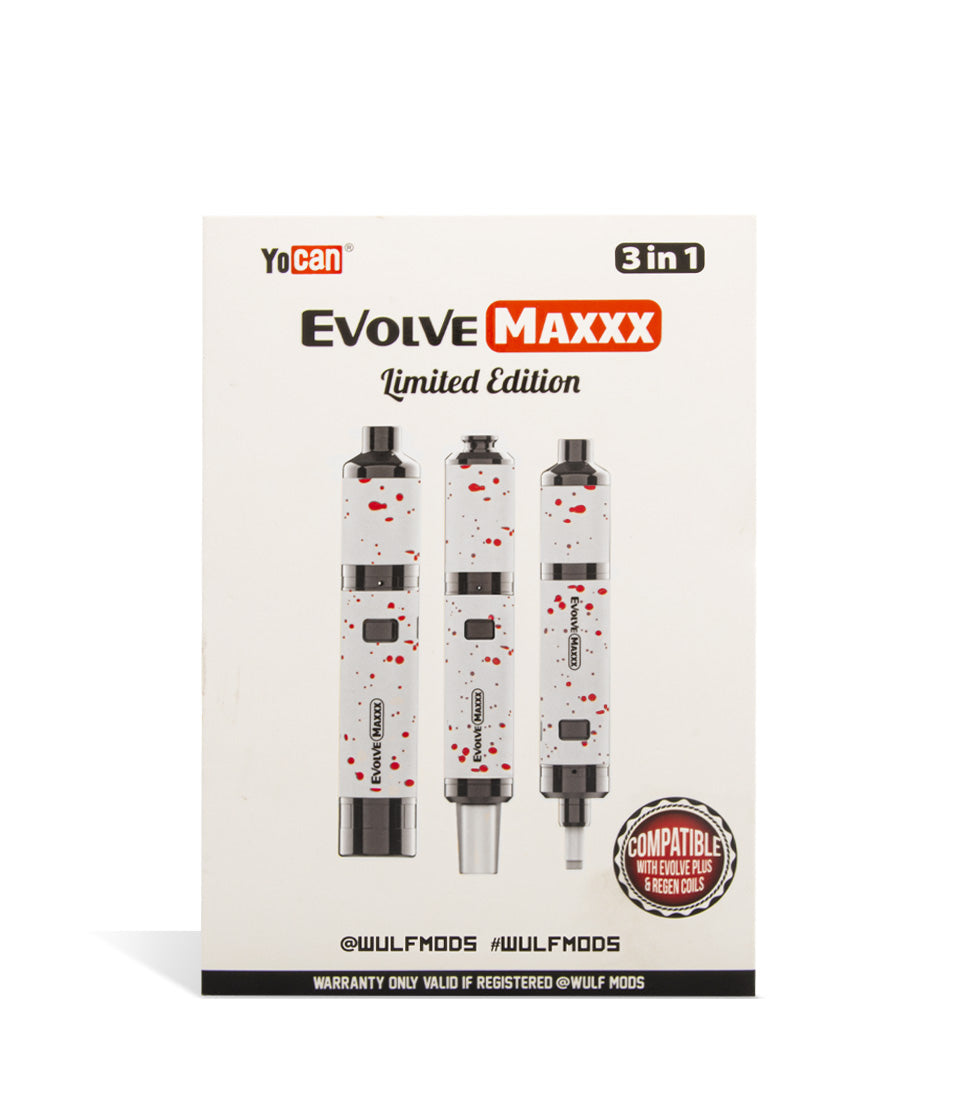 Vaporizador Wulf Evolve MAXXX White Red Spatter