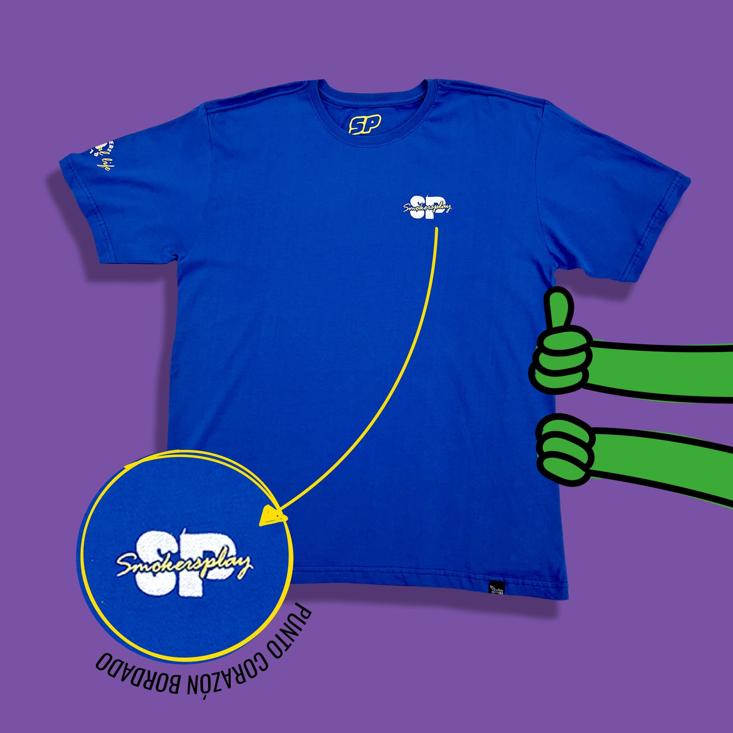 Camiseta Smokers Play This is True Life Azul