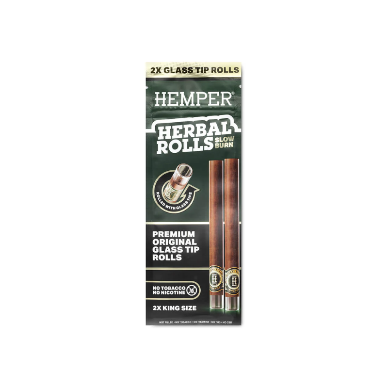 Blunt Hemper Herbal Roll Natural + Filtro de Vidrio