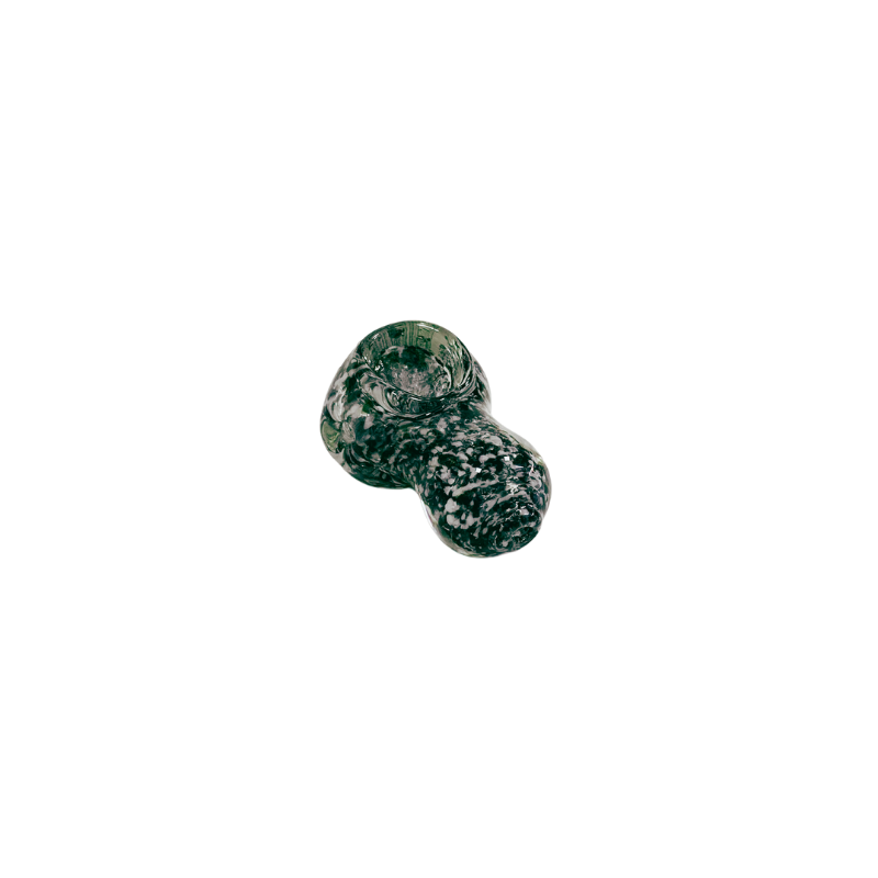 Pipa vidrio Puntos Negra 18