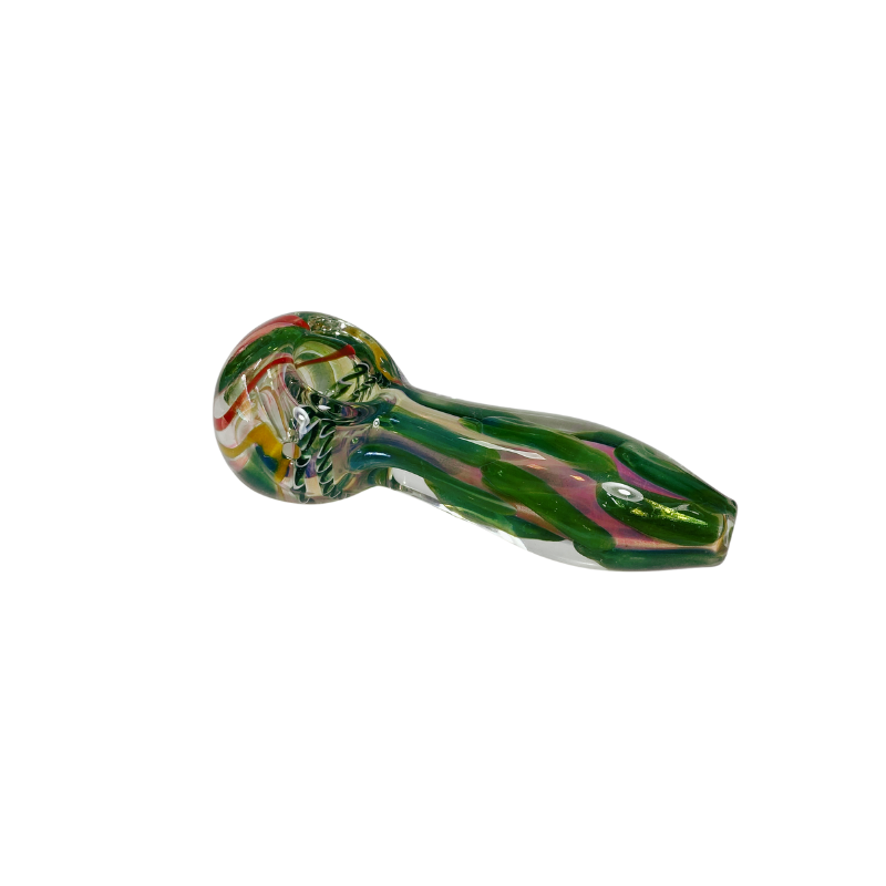 Pipa vidrio Spoon Lineas Colores 90