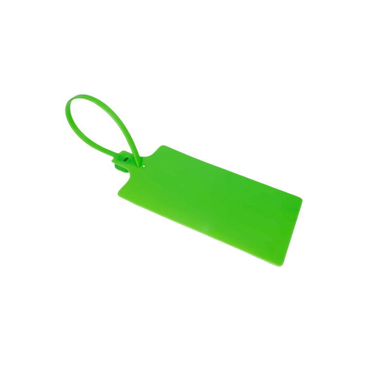 Etiqueta Plastica Verde