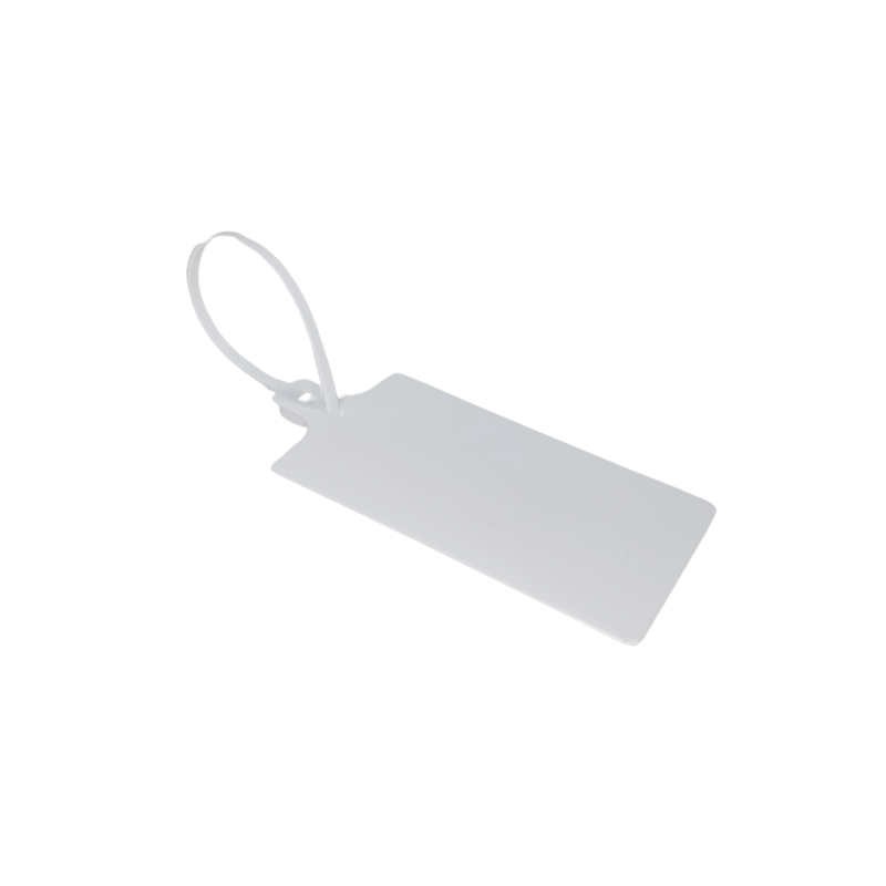 Etiqueta Plastica Blanca