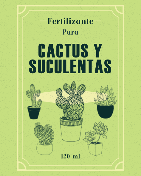 Fertilizante Para Suculentas y Cactus