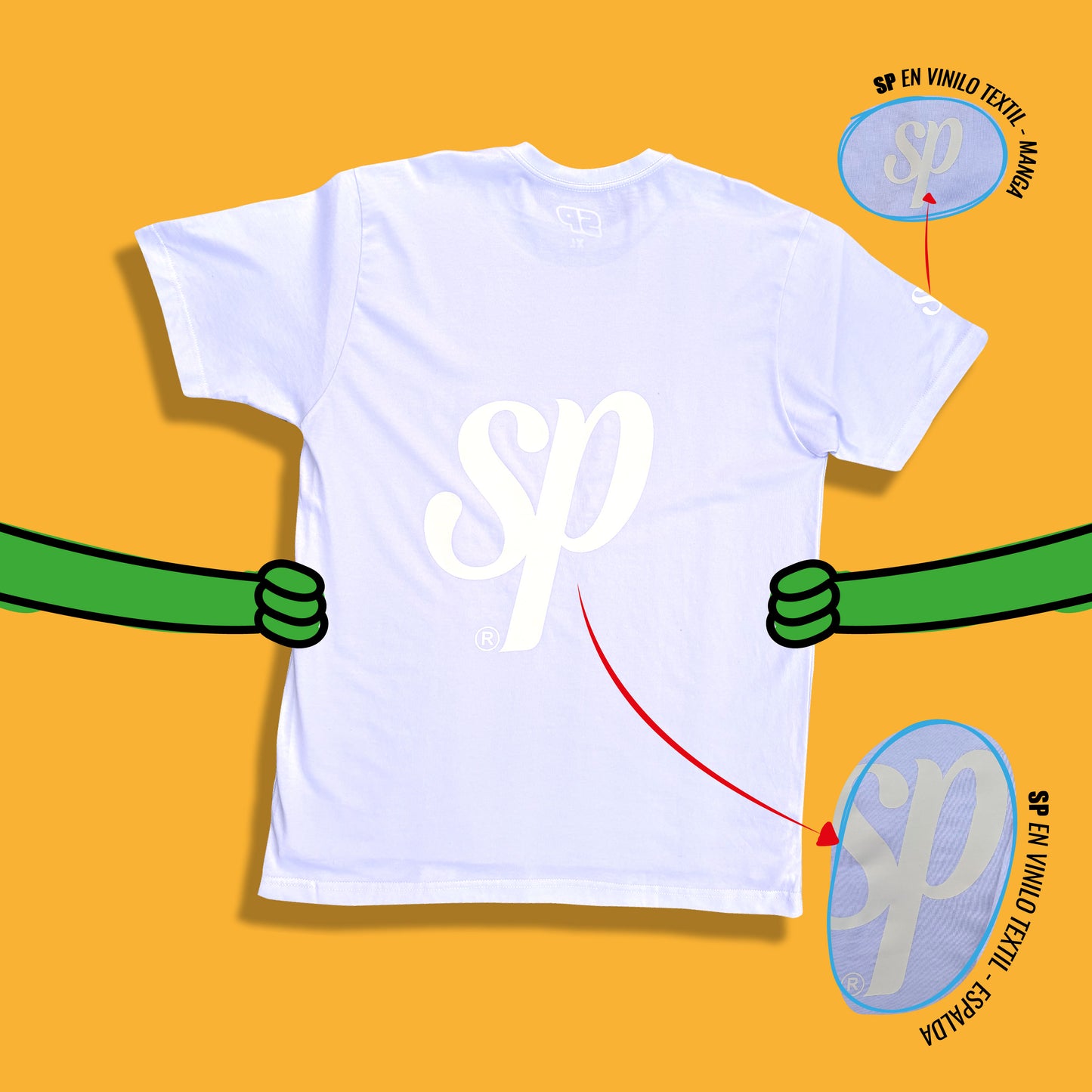 Camiseta Smokers Play SP Blanca