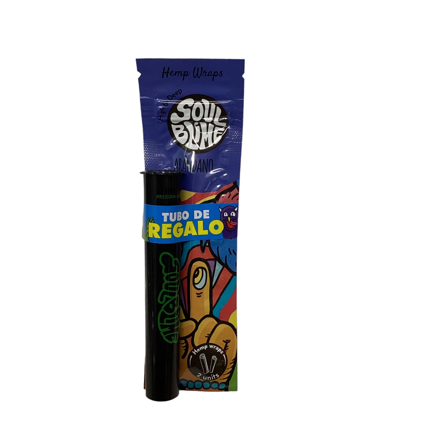 Soulblime Hemp Wrap Arandano + Tubo