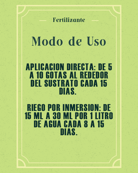 Fertilizante Para Suculentas y Cactus