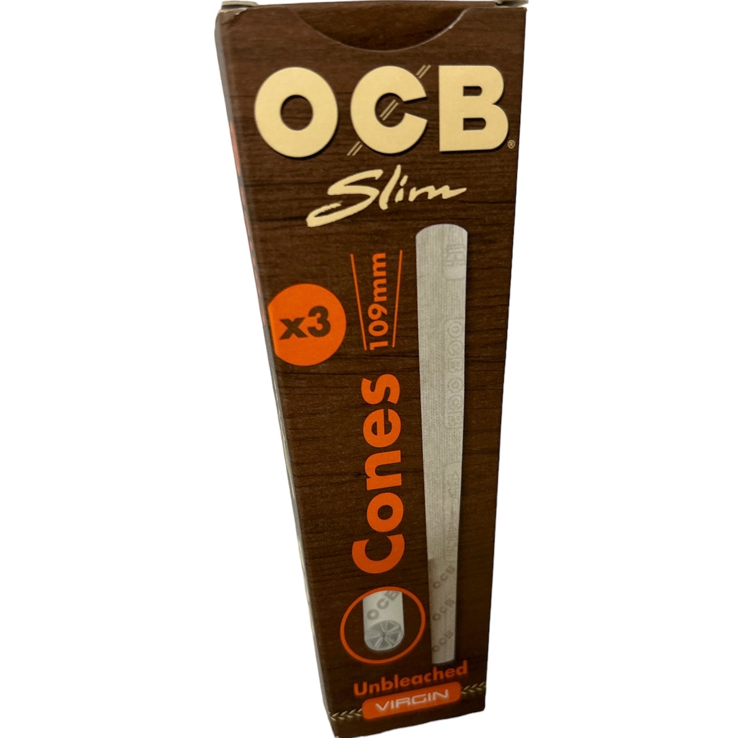 OCB unbleached Conos x3