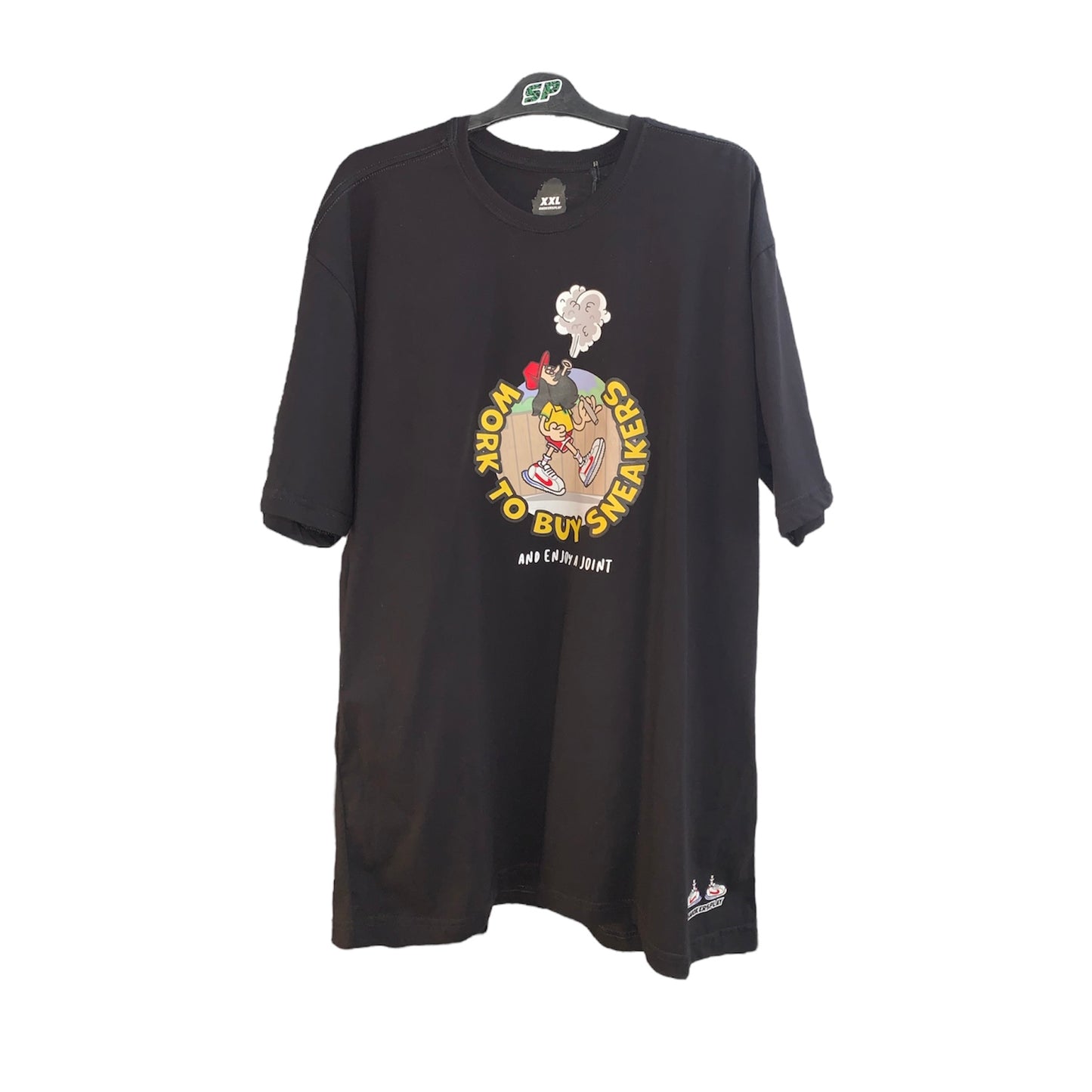 Camiseta Smokers Play Work To Buy S Negra