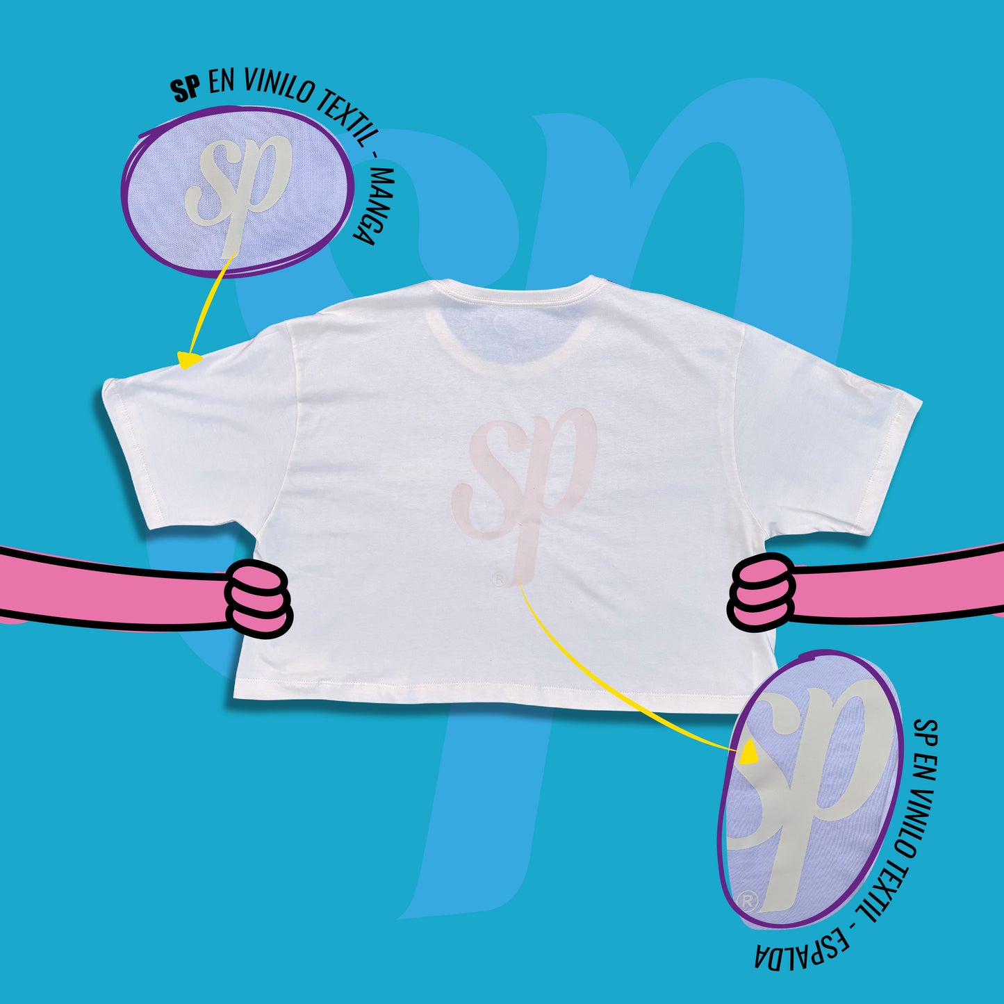 Camiseta Smokers Play Mujer SP Blanca