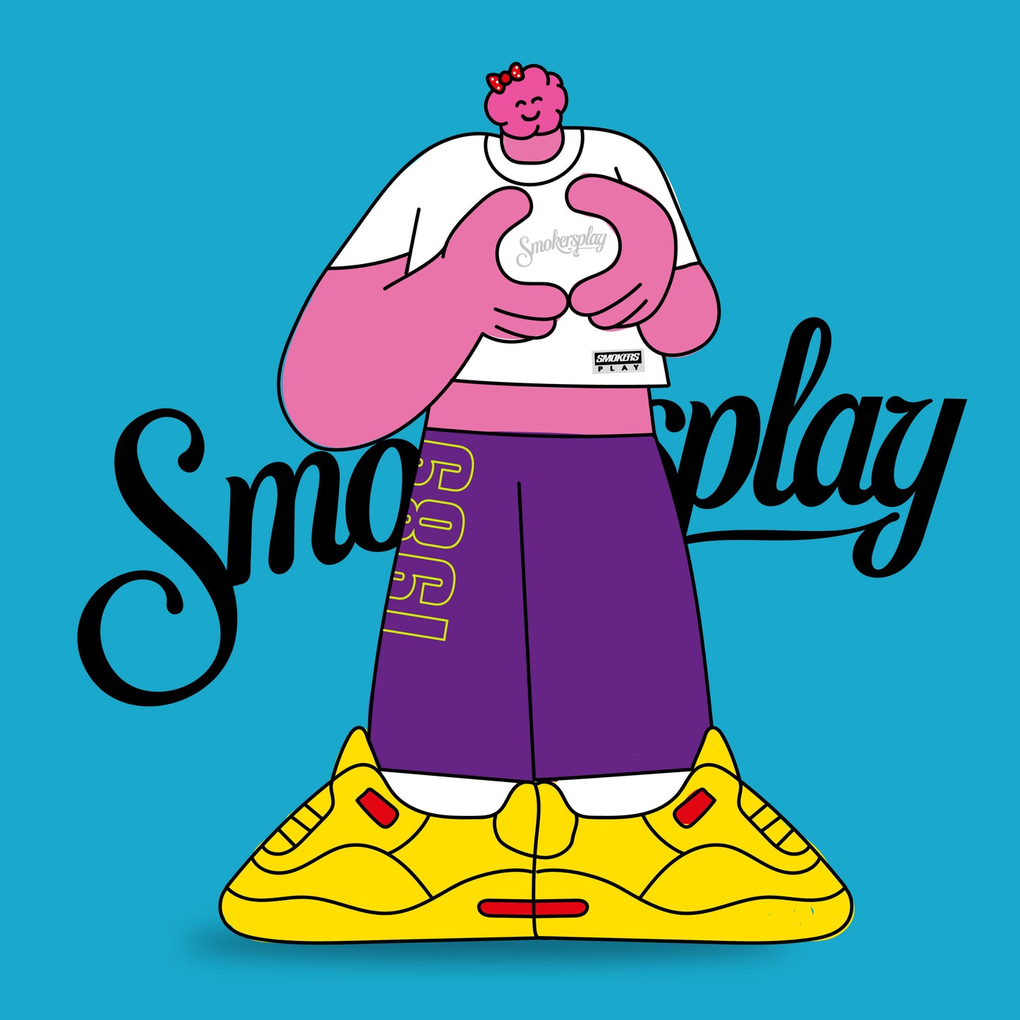 Camiseta Smokers Play Mujer SP Blanca