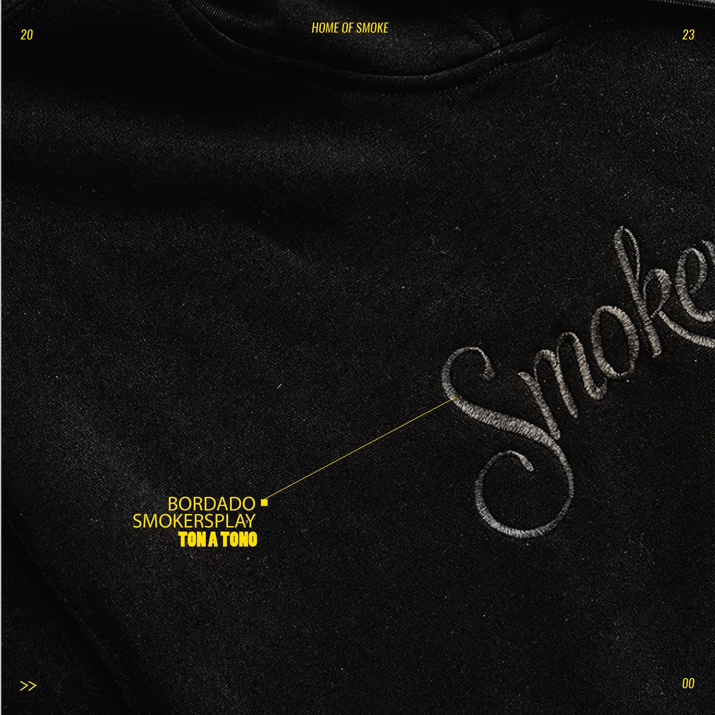 Buzo con Chompa Smokers Play Negro