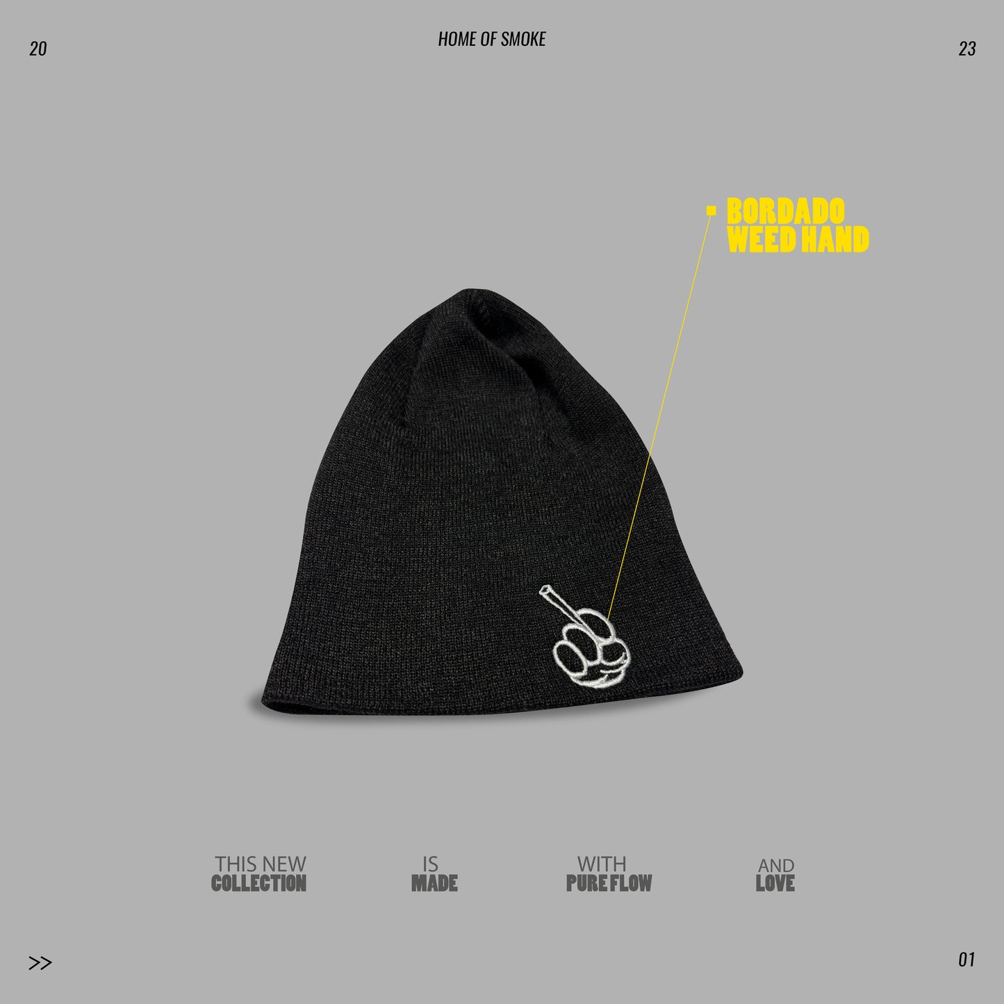 Gorro Smokers Play Negro
