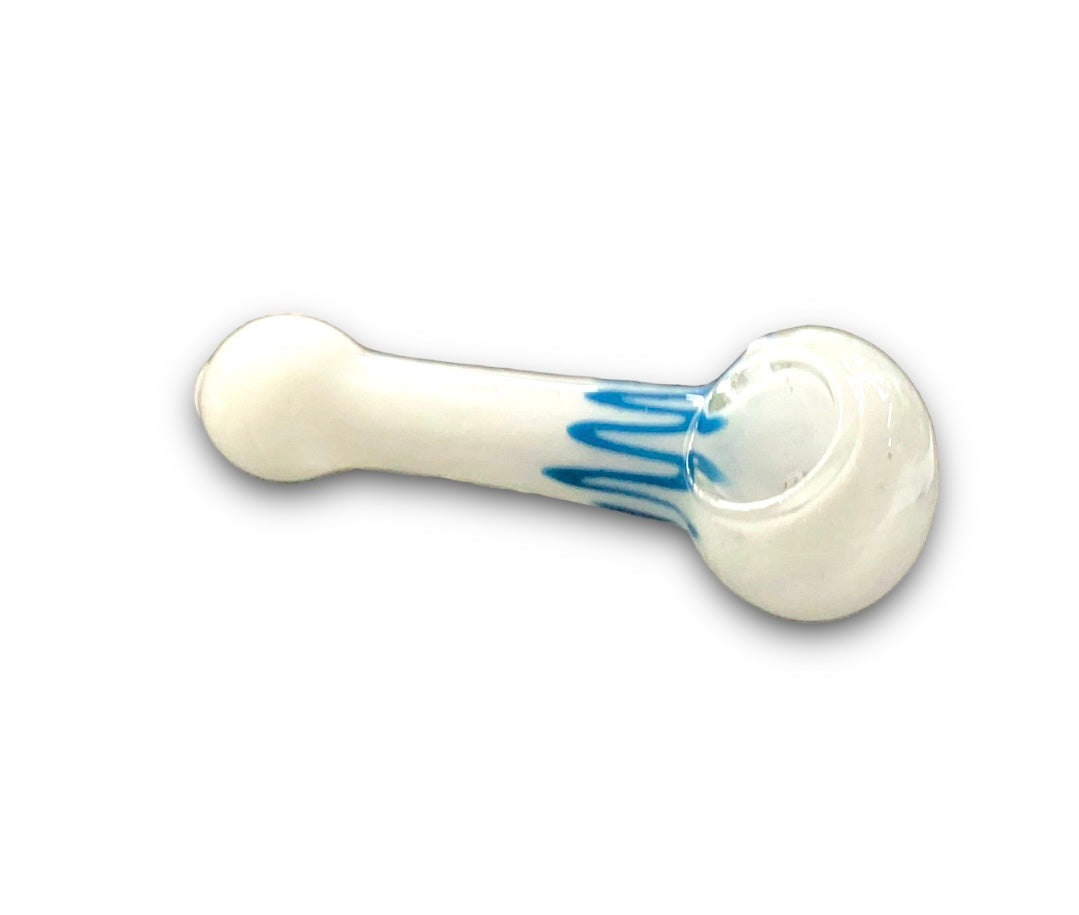 Pipa vidrio Lineas Azul 42