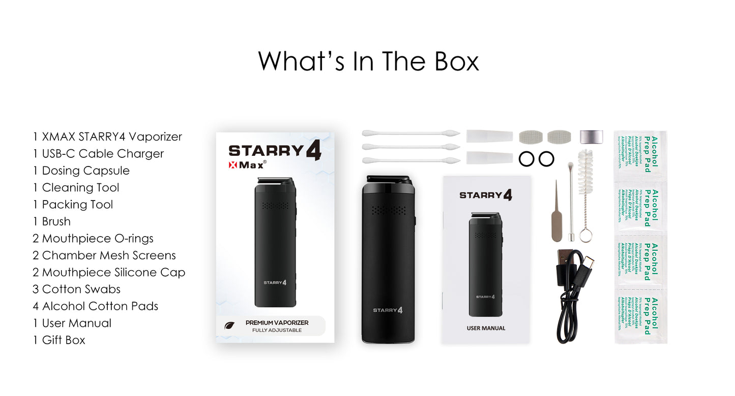 Vaporizador XMax Starry V4 Black