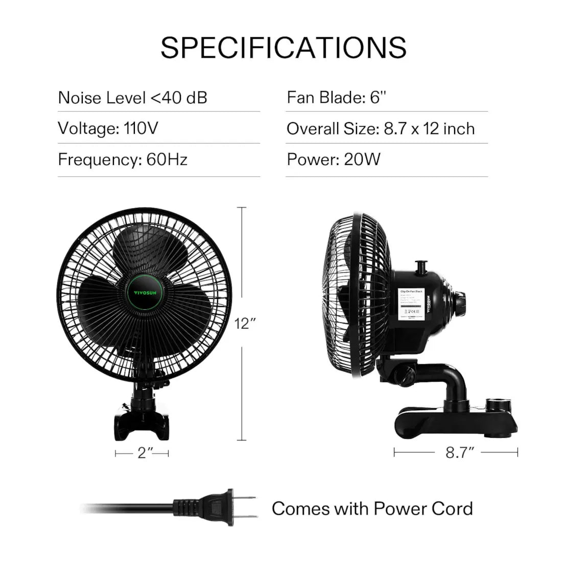VENTILADOR AEROWAVE A6 (OSCILANTE)
