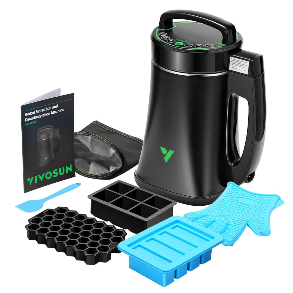 VIVOSUN INFUSIONADOR HERBAL Y DESCARBOXILADOR