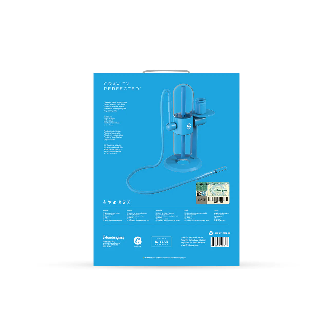 Stundenglass Gravity Hooka COOKIES