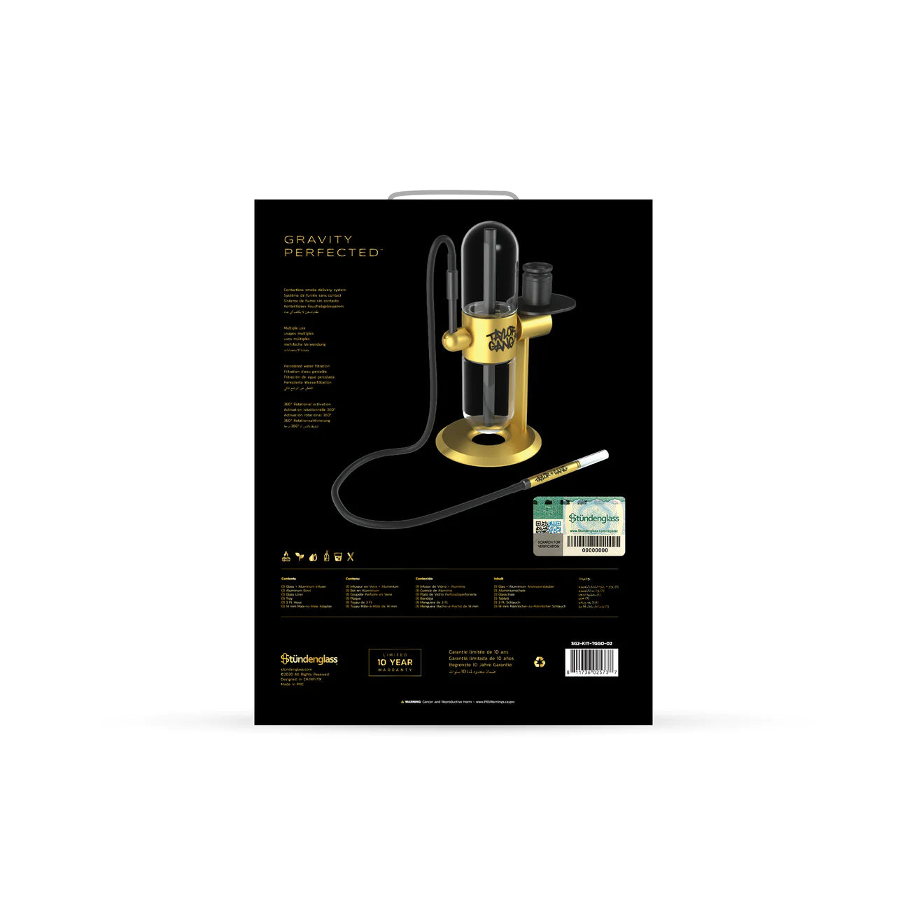 Stundenglass Gravity Hooka TAYLOR GANG