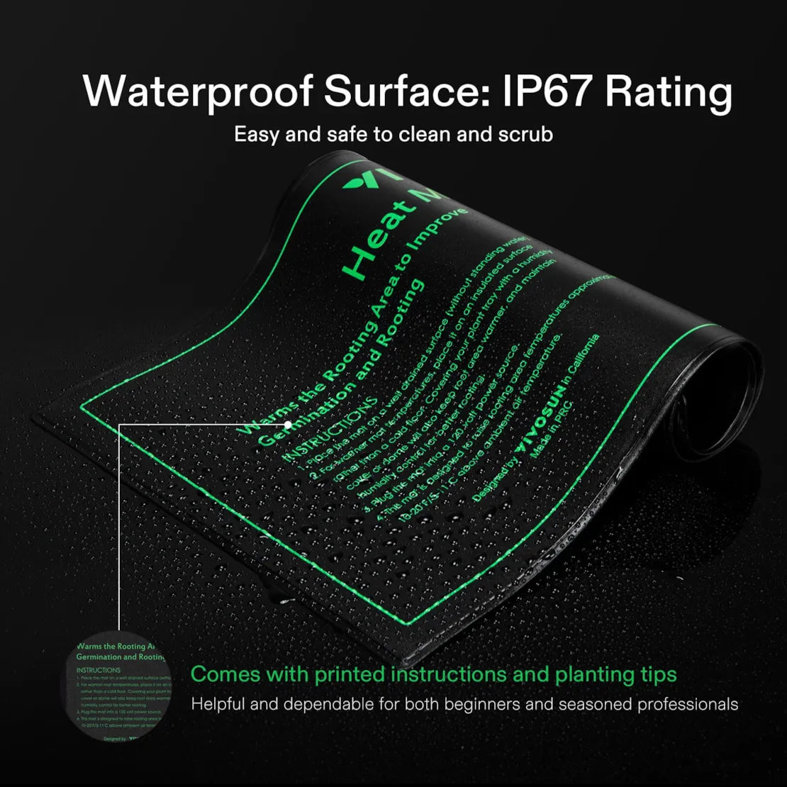 Tapete Termico VIVOSUN Heat Mat 10”