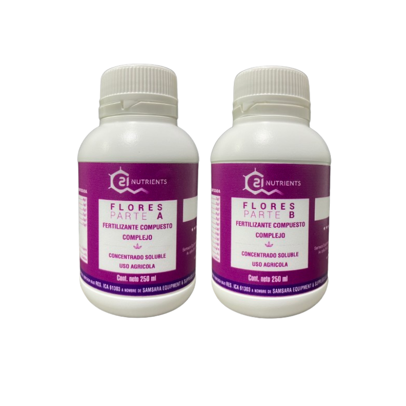 Pack Ciclo Completo C21 Nutrients 250ml | Fertilizantes | Kanamart