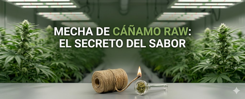 Mecha de Cáñamo Raw: Cómo la temperatura de encendido define el sabor de tu cosecha