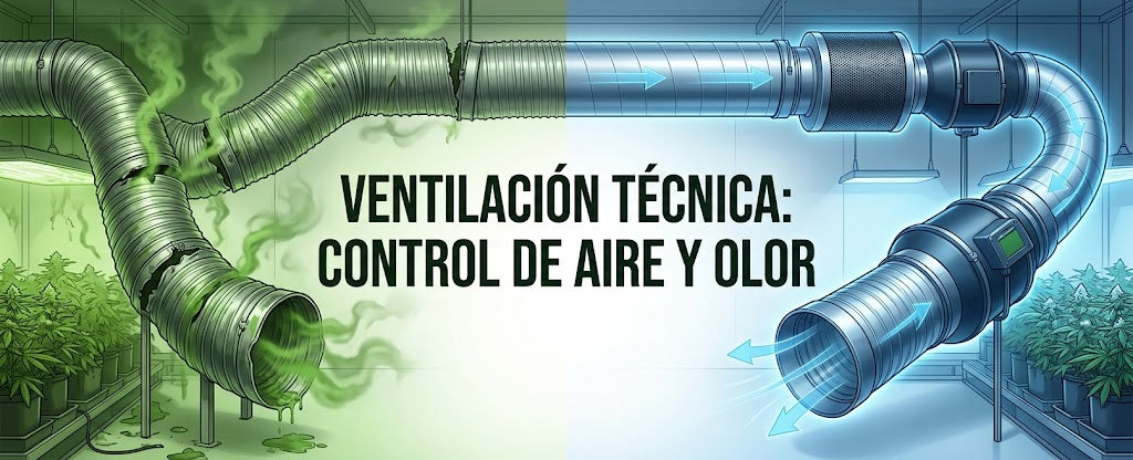 Ductos de Extracción: El sistema respiratorio que sella el clima y los olores de tu carpa