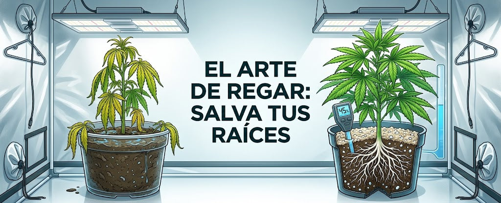 El arte de regar: Cómo evitar ahogar tus plantas y maximizar tu cultivo