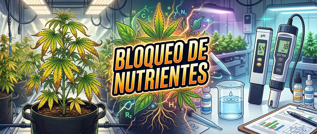 ¿Hojas amarillas aunque fertilizas? Cómo solucionar el Bloqueo de Nutrientes