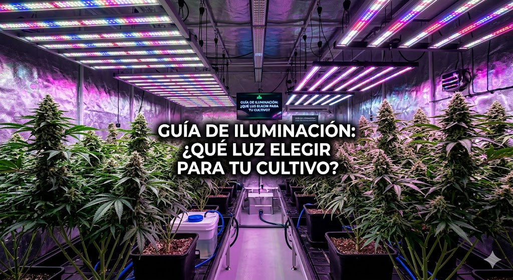 ¿Qué luz elegir para tu cultivo? Guía Kanamart para Indoor y Exterior