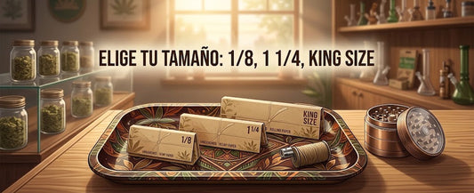 Guía de tamaños de papel: ¿Cuándo usar 1/8, 1 1/4 o King Size?