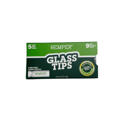 Hemper Pack de 5 Filtros de cristal 9mm