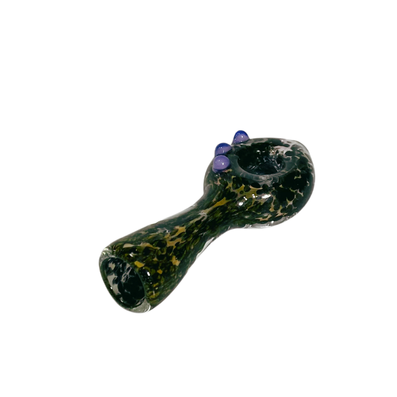 Hitter vidrio Mediano hueco y puntos morados 45