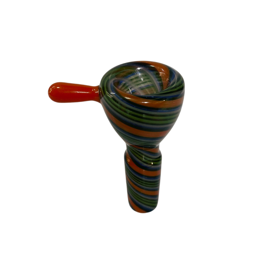 Bowl de vidrio 14mm Espiral con Agarre Grande 85