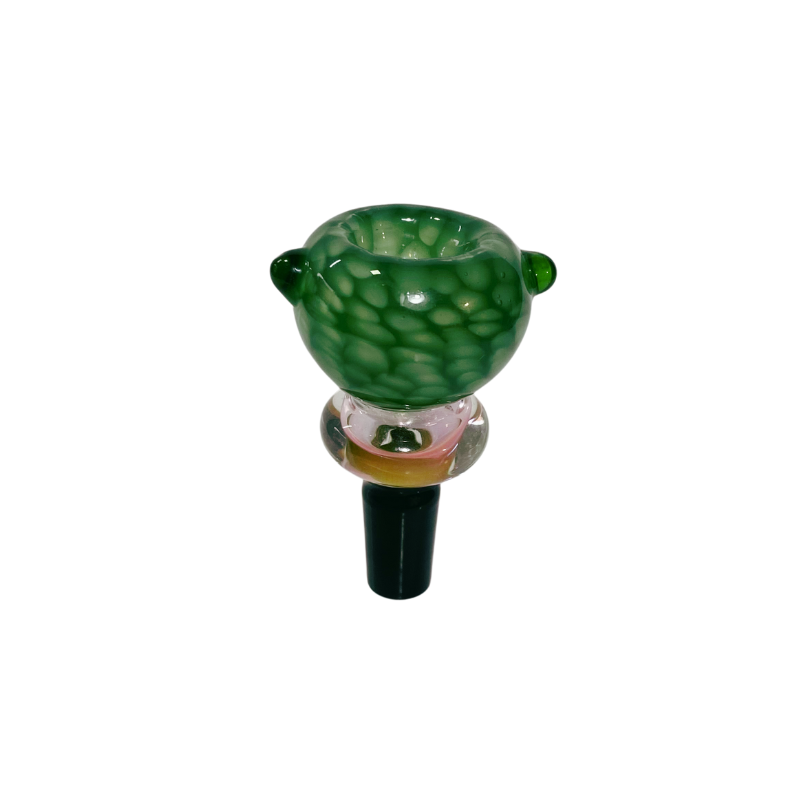 Bowl de vidrio 14mm Escamas Verde 102