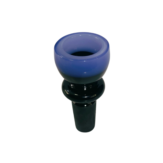 Bowl de vidrio 14mm Negro Morado 60