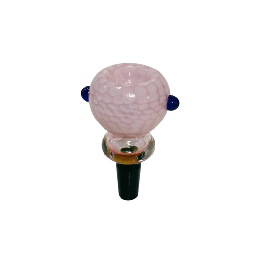 Bowl de vidrio 14mm Escamas Rosado 85