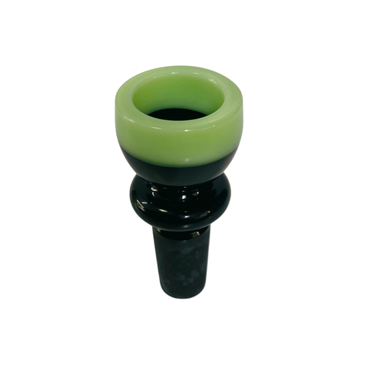 Bowl de vidrio 14mm Negro Verde 72