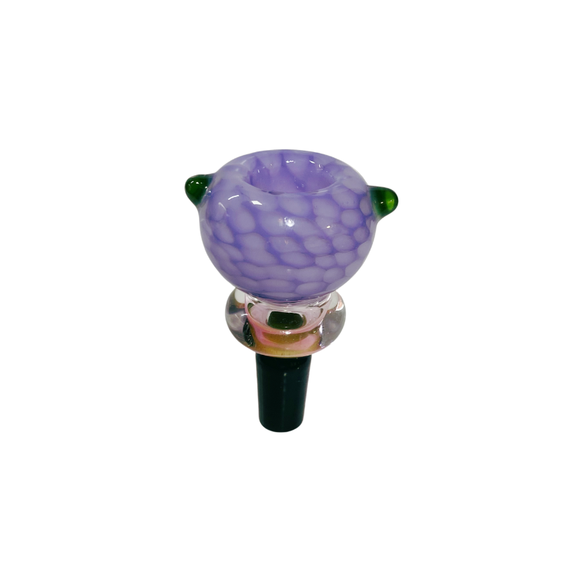 Bowl de vidrio 14mm Escamas Morado 102