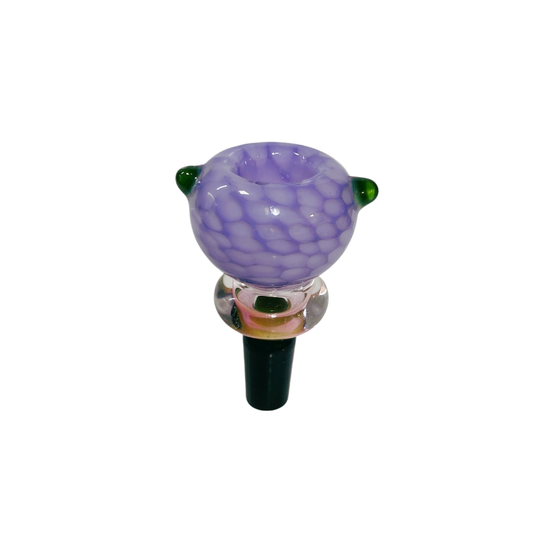 Bowl de vidrio 14mm Escamas Morado 102