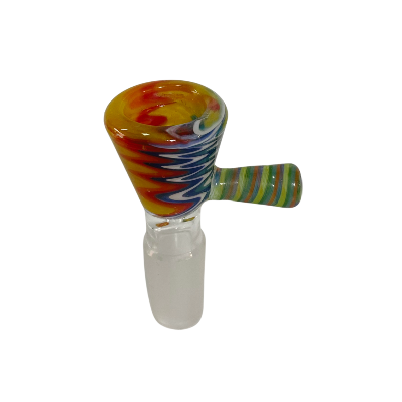 Bowl de vidrio 14mm Espiral con Agarre 78