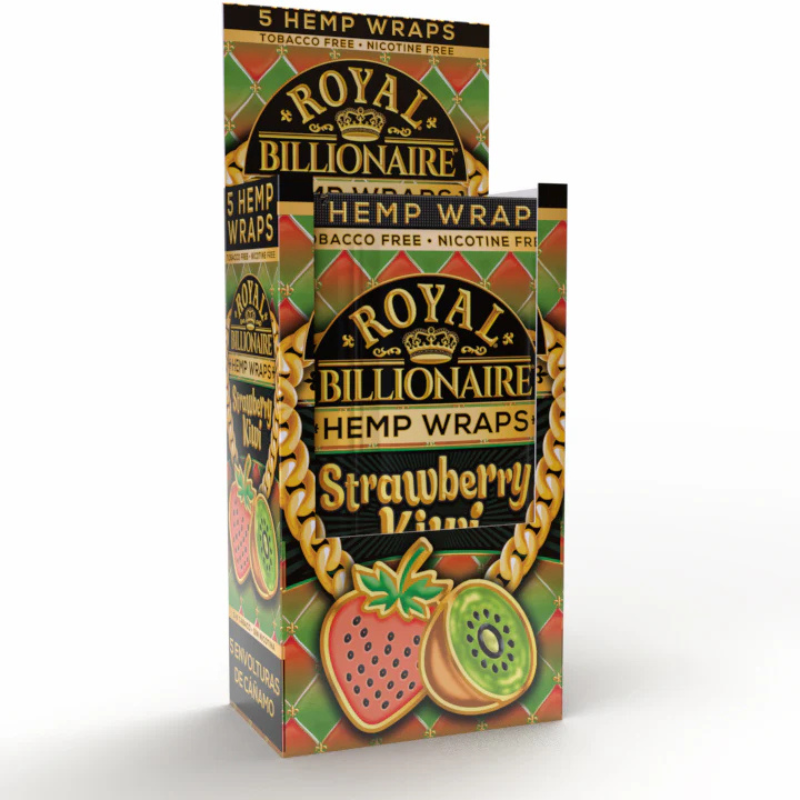 Hemp Wraps Royal Billionaire Fresa y Kiwi
