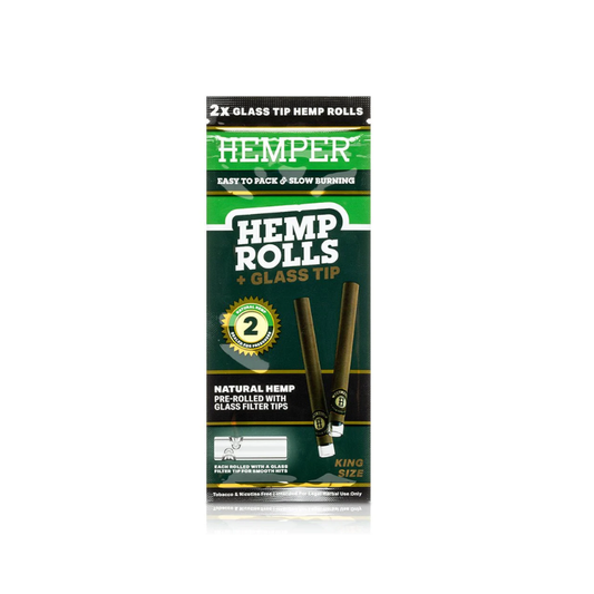 Blunt Hemper Hemp Roll Natural + Filtro de Vidrio