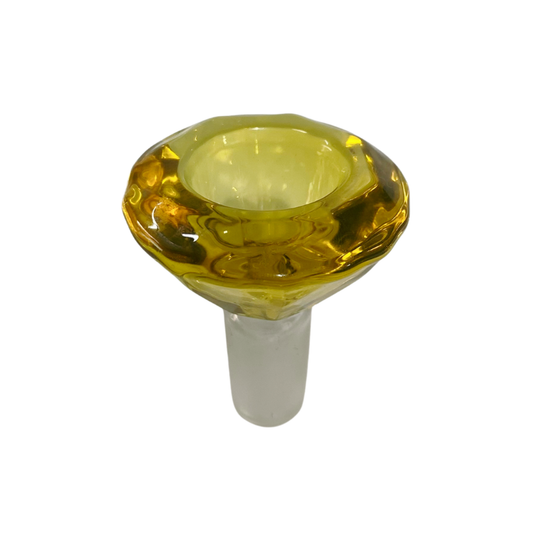 Bowl de vidrio 14mm Diamante Amarillo 96