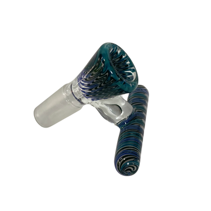 Bowl de vidrio 14mm con Agarre Doble Azul 96