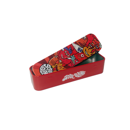 Contenedor Metalico Grande SoulBlime Rojo